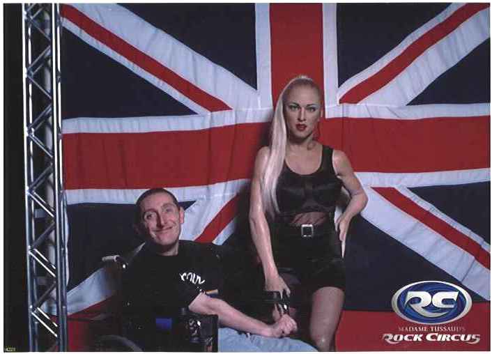 Me with Wax Works Dummy of Madonna in September 1999
